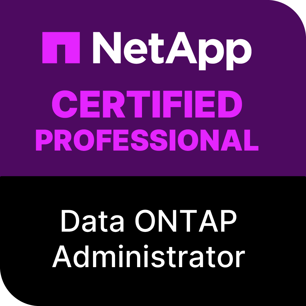 NetApp Certified Data ONTAP Administrator